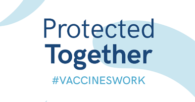Grafika Protected Togh\ether #Vaccineswork